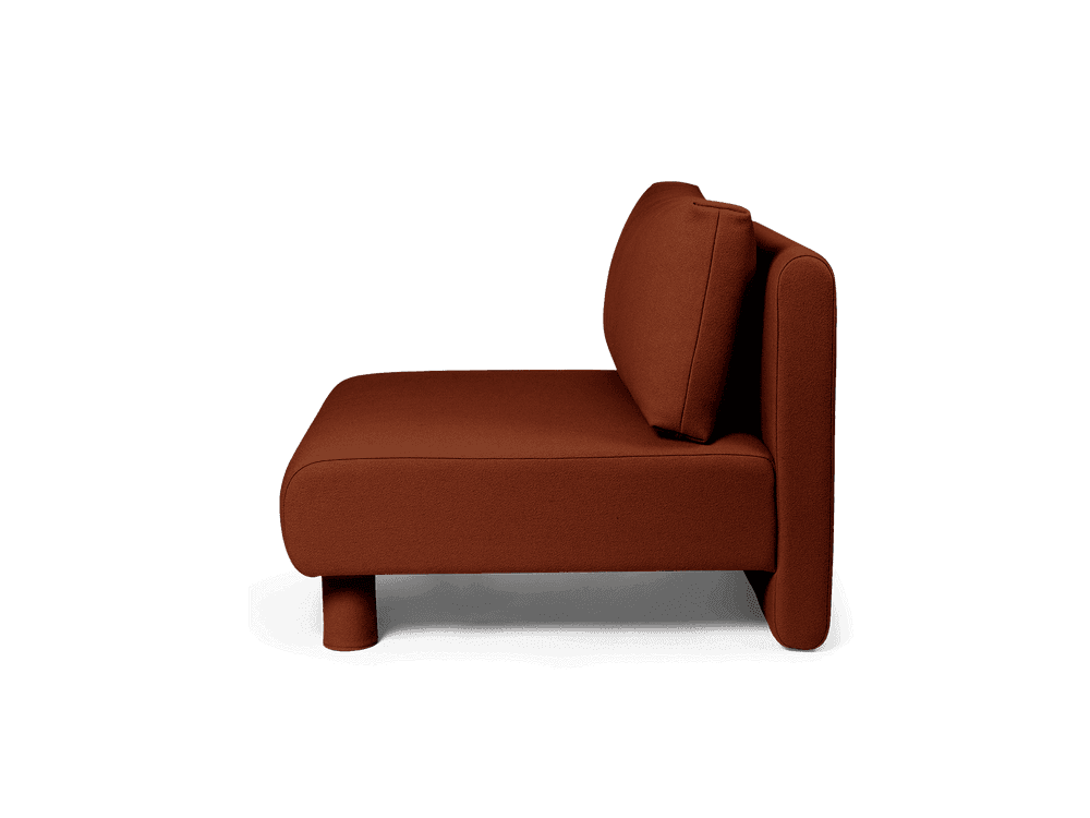 Ferm Living Dase Sofa Center - Tonus - Red Brown — фото 4