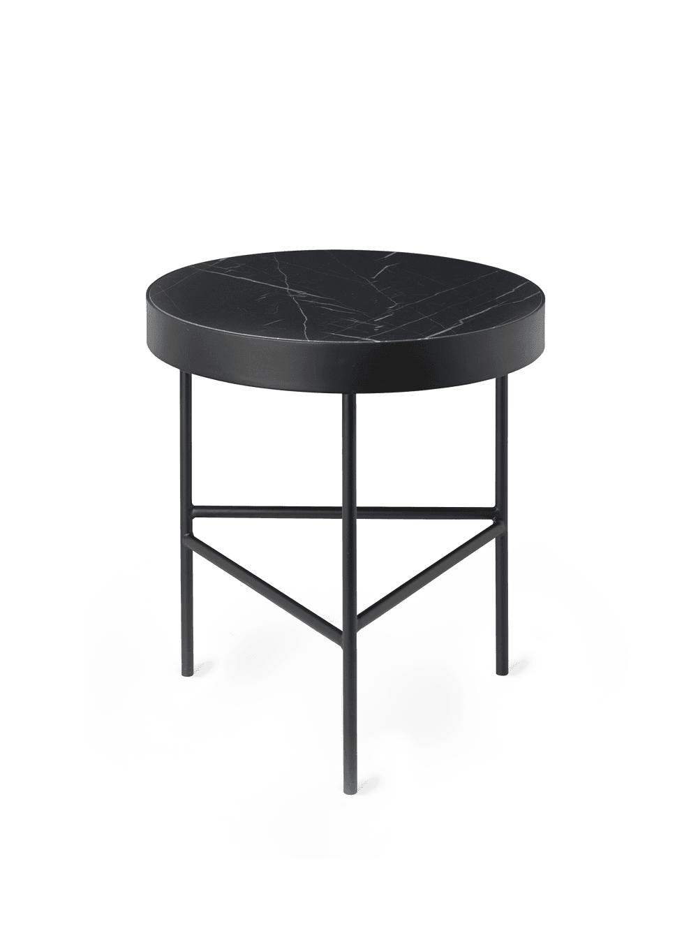 Ferm Living Marble Table - Medium - Black Marquina — фото 2