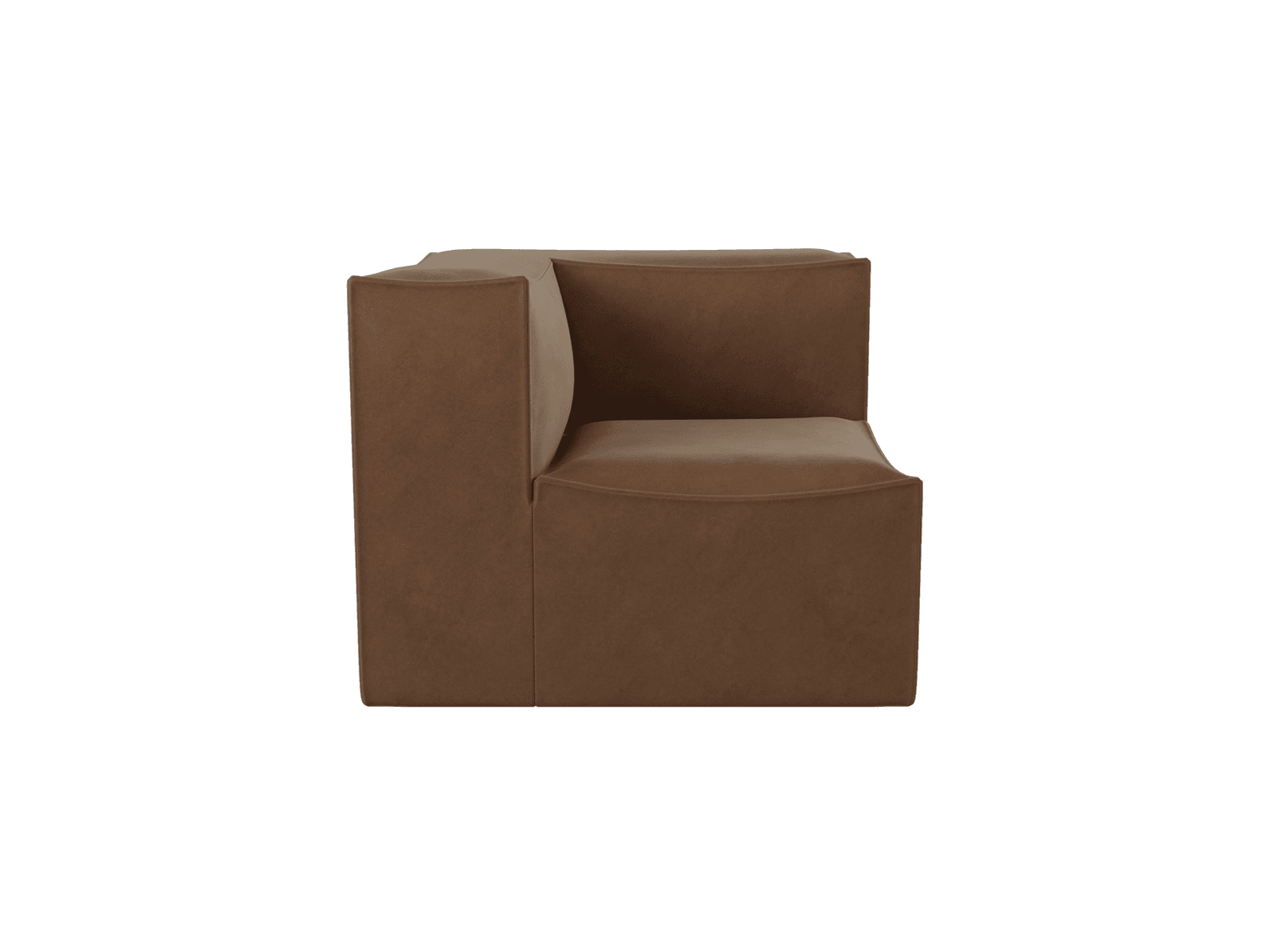 Ferm Living Catena Sofa Connect Corner S200 - Rich Velvet - Soft Brown