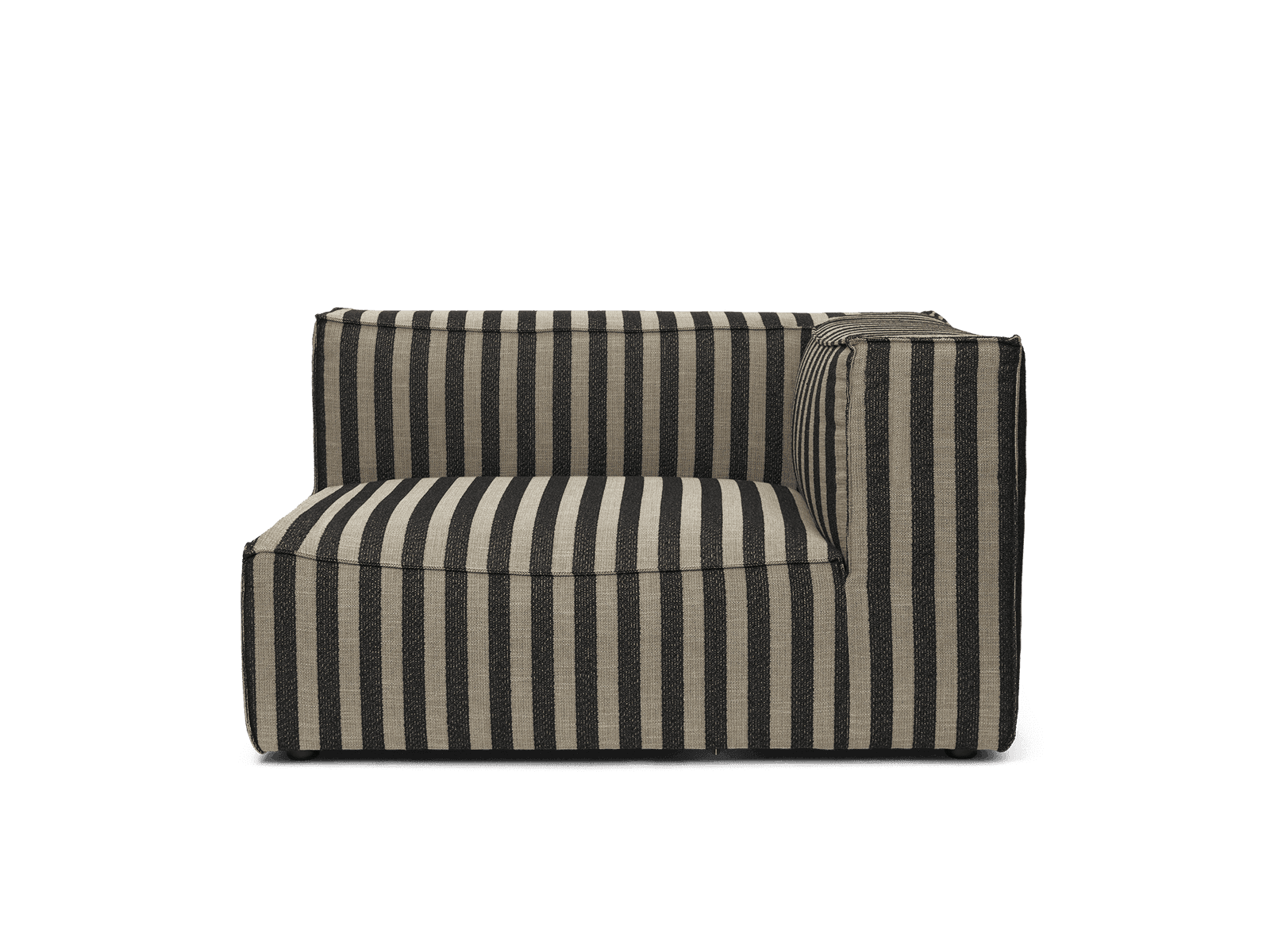 Ferm Living Catena Sofa Armrest Right L401 - Louisiana - Sand/Black