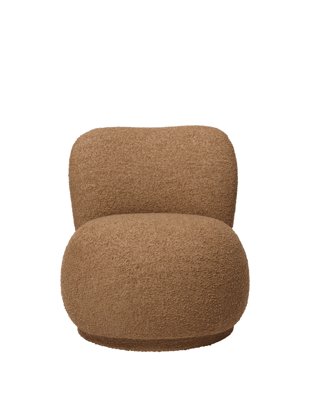 Ferm Living Rico Piccolo Lounge Chair - Raw Bouclé - Tan — фото 2