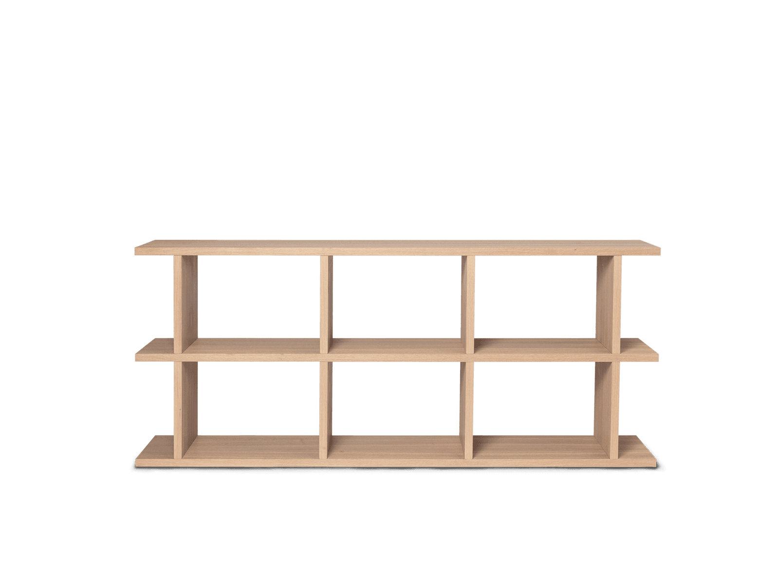 Ferm Living Kona Bookcase - 3x2 - Natural Oak Veneer