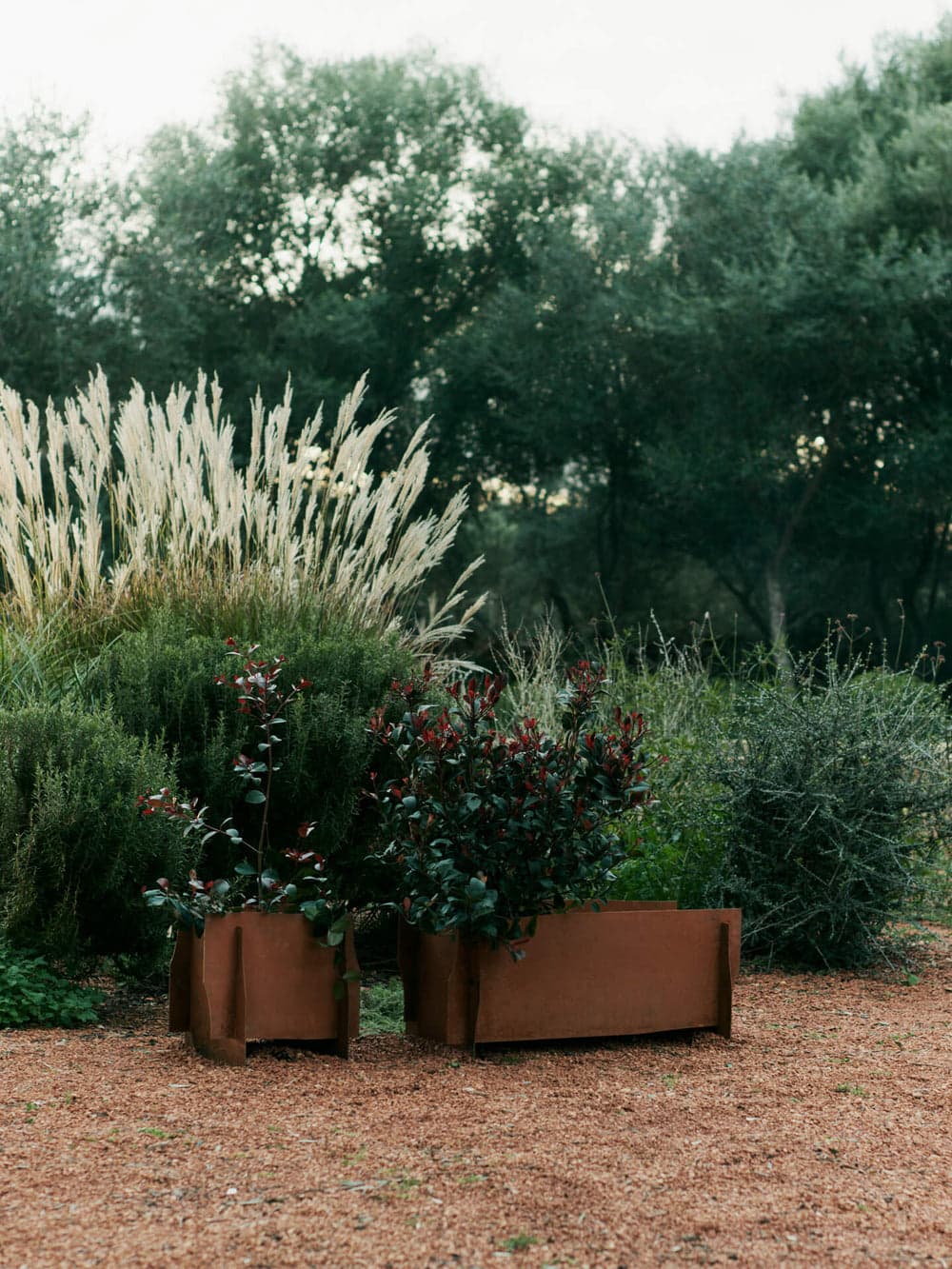 Ferm Living Lapel Planter - Square - Rust — фото 3
