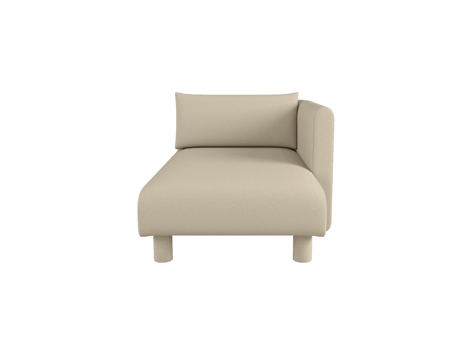 Ferm Living Dase Sofa Chaise Longue Right - Grain - Cashmere