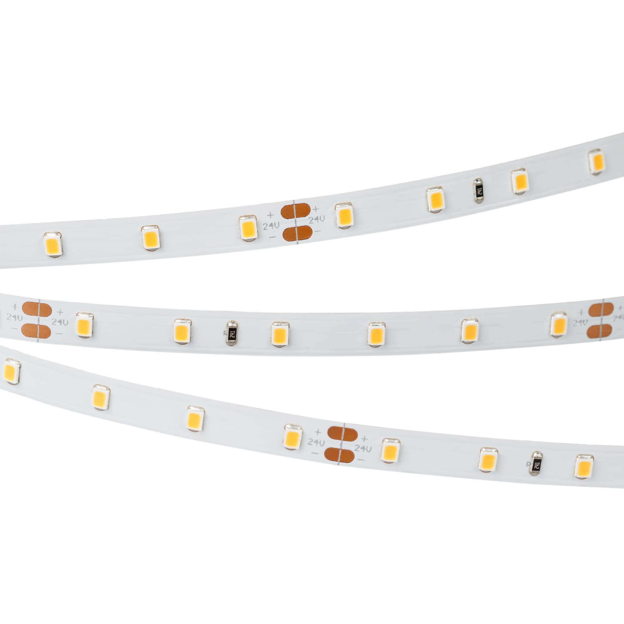 Светодиодная лента RT-A60-8mm 24V Warm3000 SUN (7.2 W/m, IP20, 2835, 5m) (Arlight, -) 024969(2)