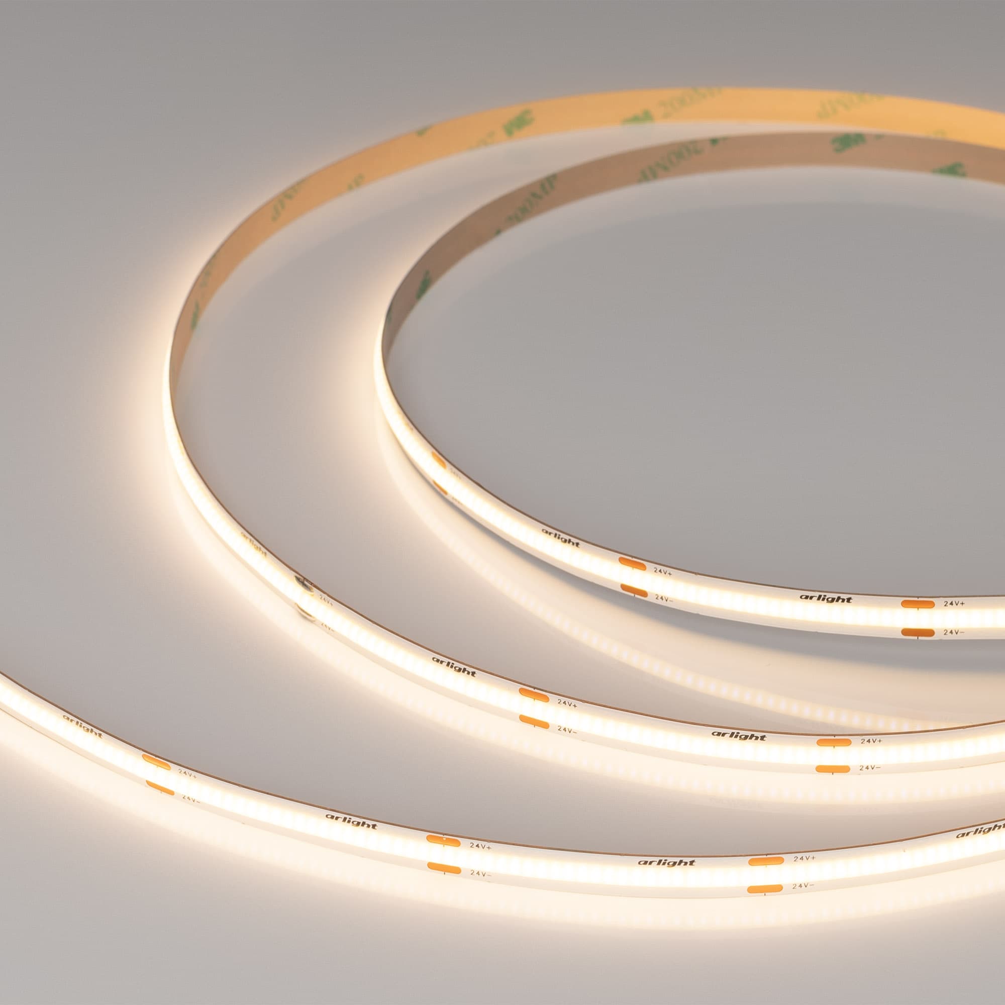 Светодиодная лента COB-X480-8mm 24V Warm3000 (8 W/m, IP20, CSP, 5m) (Arlight, -) 039059