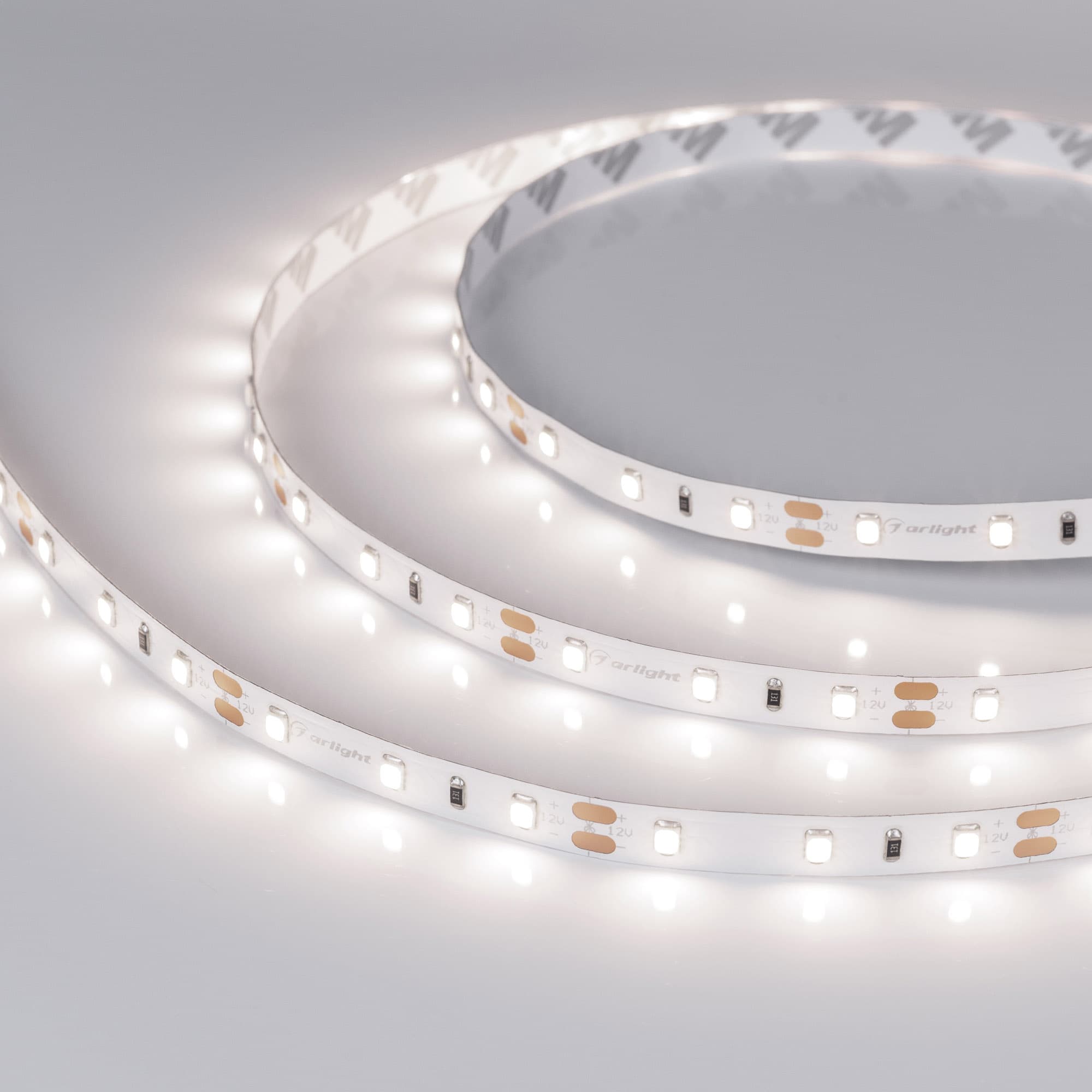 Светодиодная лента RT-A60-8mm 12V Day4000 CRI98 (7.2 W/m, IP20, 2835, 5m) (Arlight, 7.2 Вт/м, IP20) 021405(2)