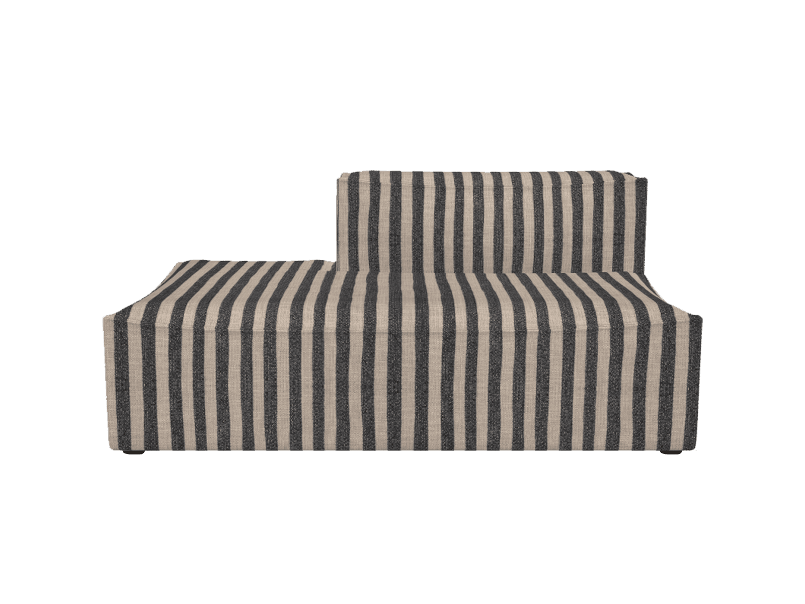 Ferm Living Catena Sofa Open End Left L300 - Louisiana - Sand/Black