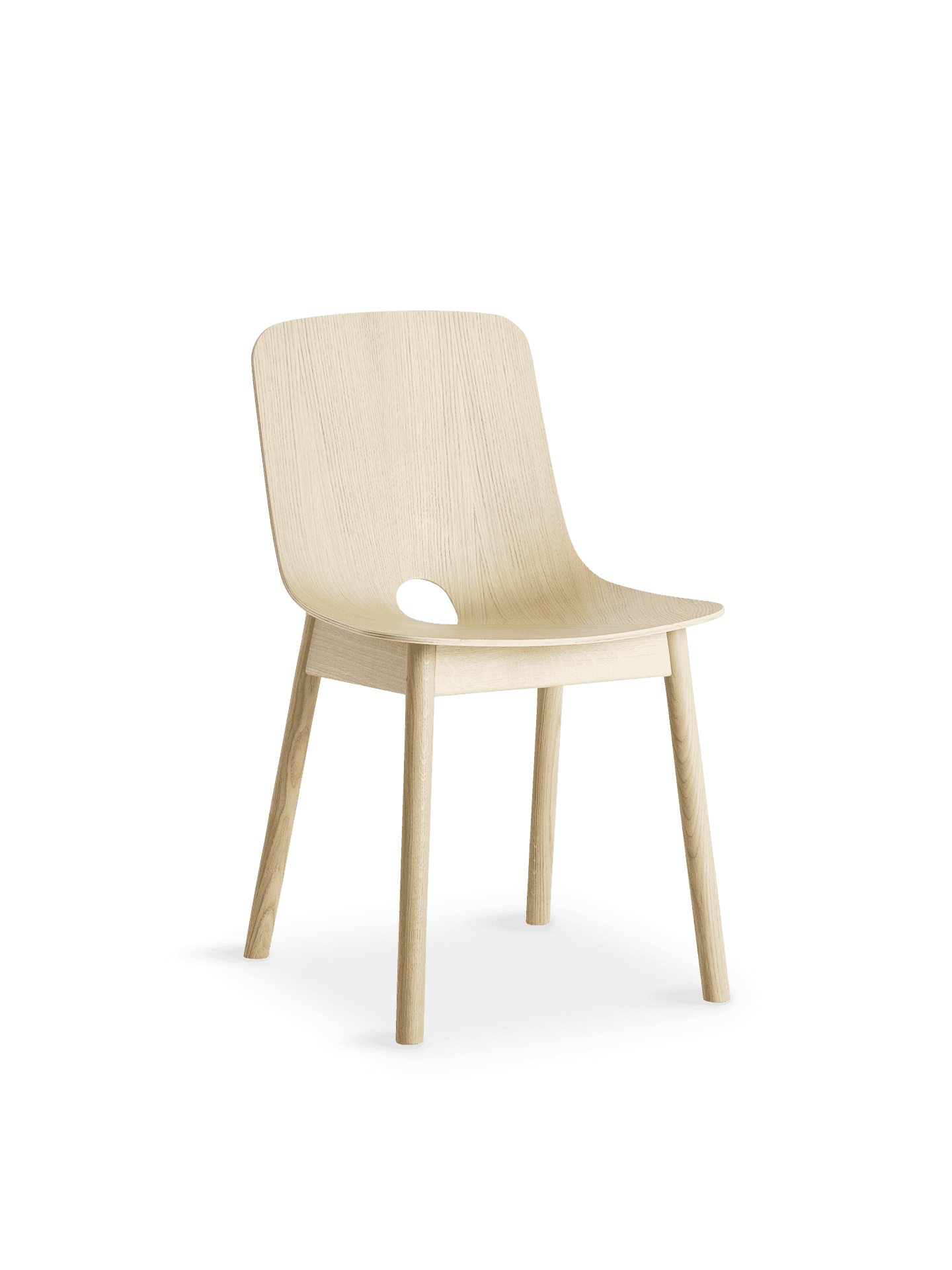 WOUD Mono dining chair - White pigmented oak — фото 2
