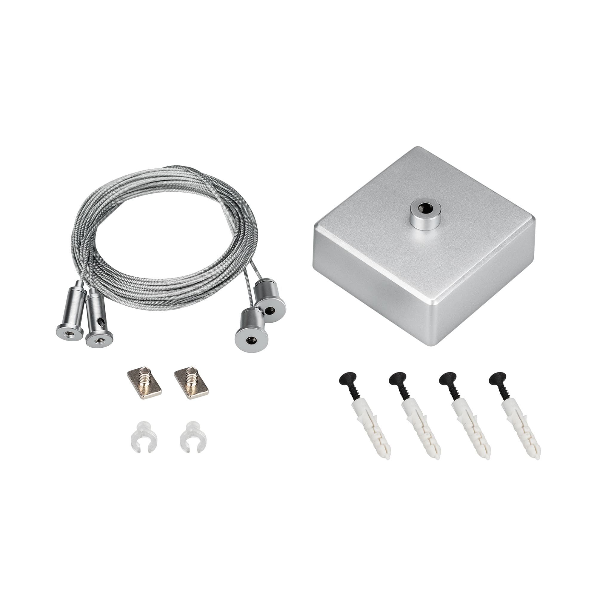 Подвес ARL-2x4m Set (Silver box, Pad 9x2mm) (Arlight, Металл) 040294