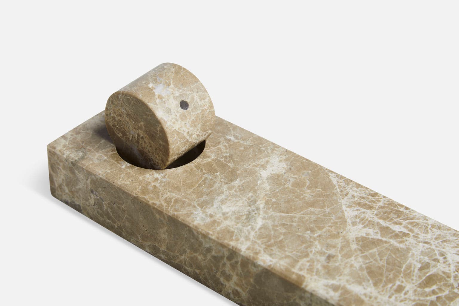 WOUD Monolith incense holder - Light brown — фото 5