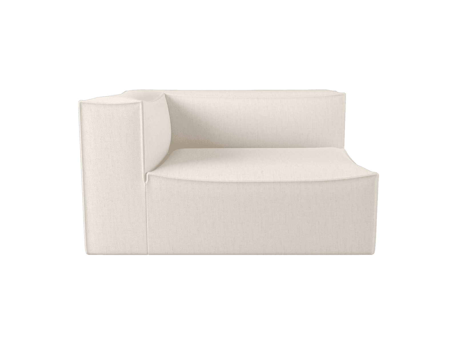 Ferm Living Catena Sofa Armrest Left L400 - Bouclé - Off-White