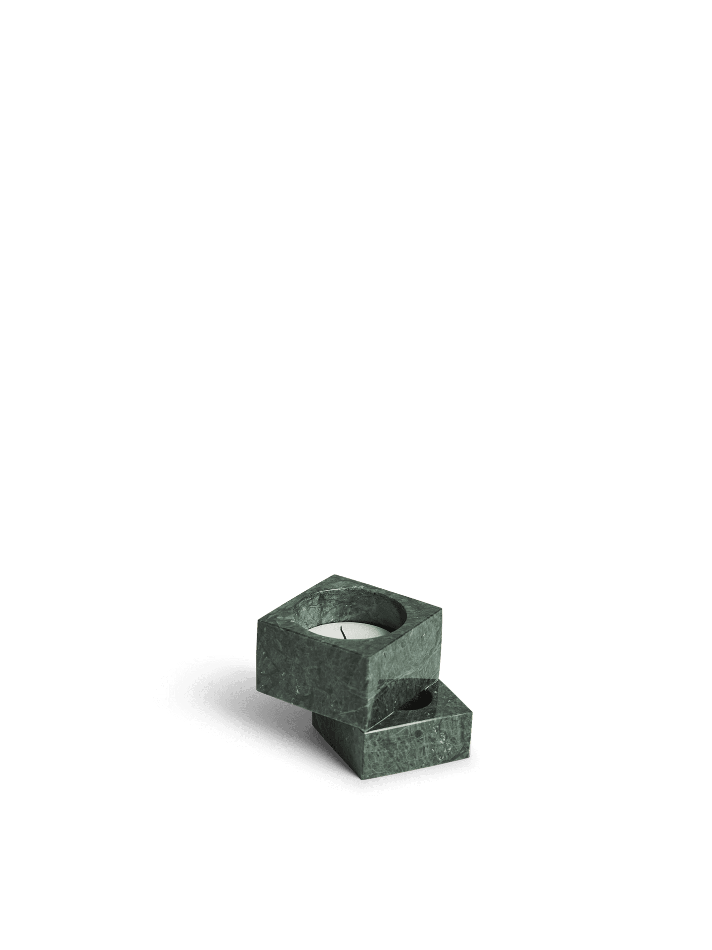 WOUD Jeu de dés 1 candle holder - Green