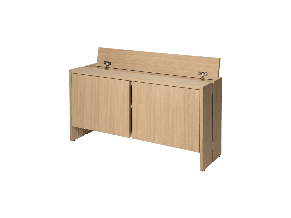 Ferm Living Parcel Hallway Cabinet - Low - Natural Oak — фото 6