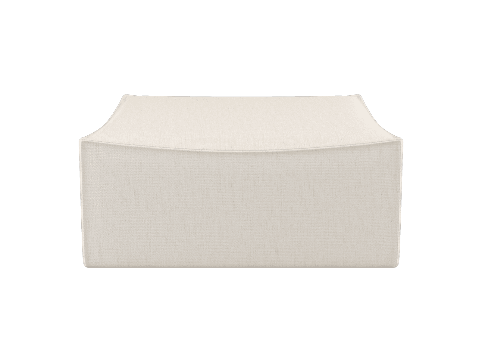 Ferm Living Catena Pouf Square S500 - Bouclé - Off-White