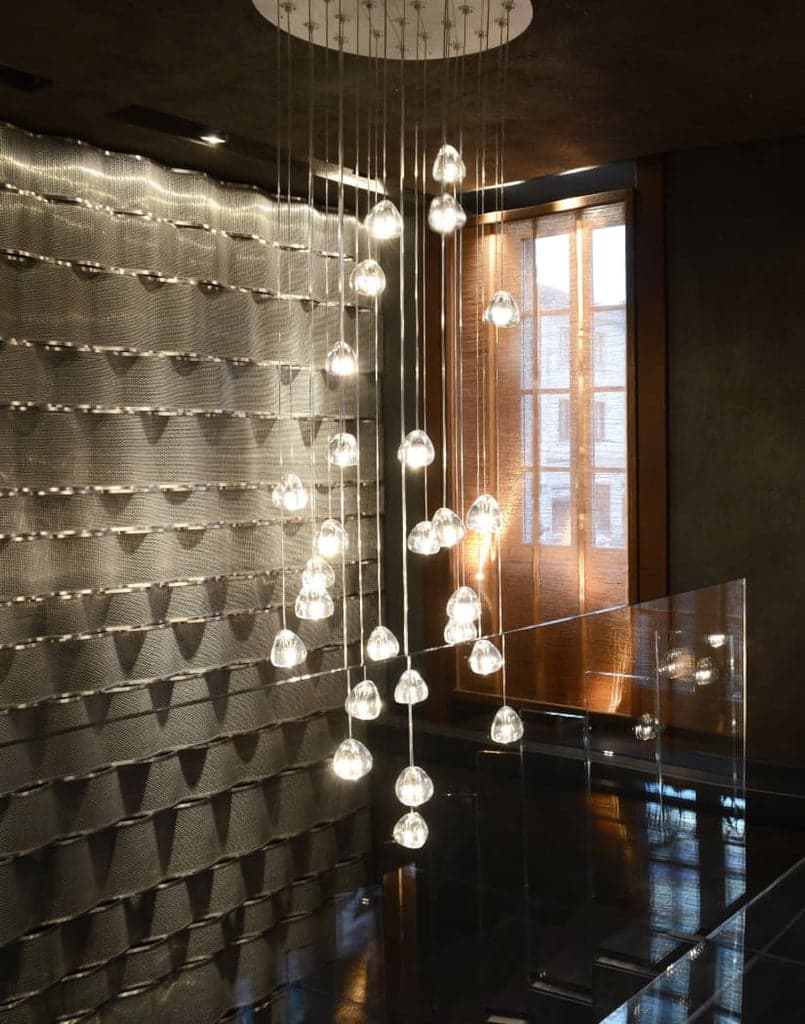 Terzani Mizu 26 round multi light pendant — фото 16