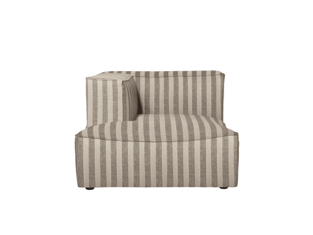 Ferm Living Catena Sofa Chaise Longue Left L600 - Louisiana - Sand/Off-White — фото 2
