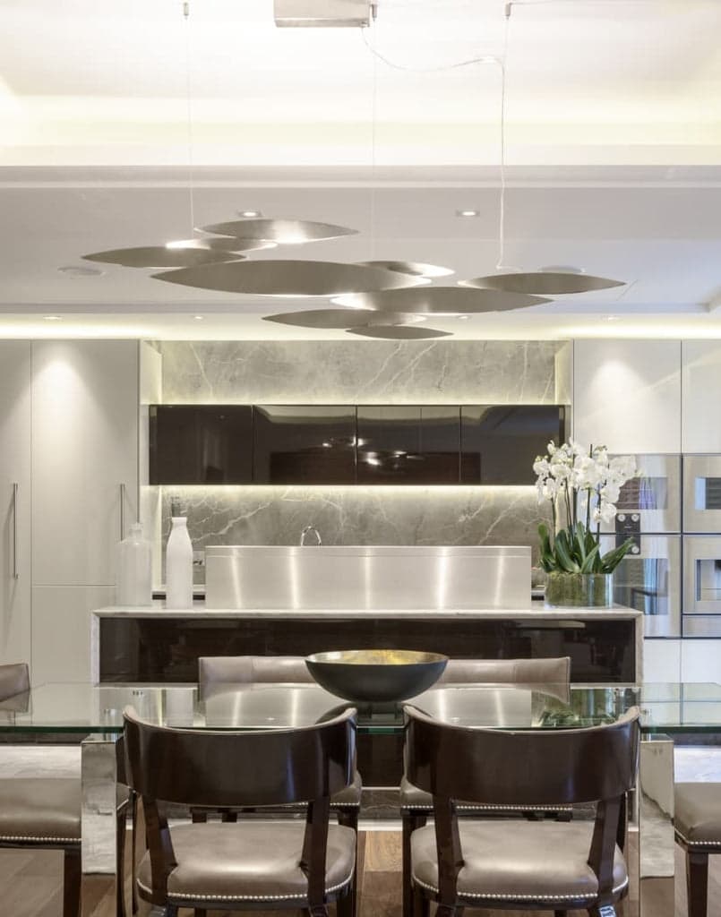 Terzani I lucci argentati linear chandelier — фото 9