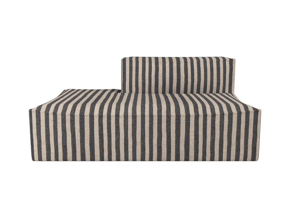 Ferm Living Catena Sofa Open End Left L300 - Louisiana - Sand/Black — фото 3