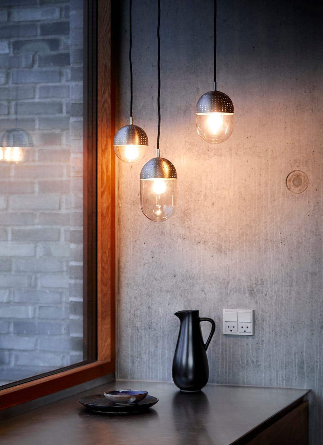 WOUD Dot pendant (Small) - Brushed metal finish — фото 3
