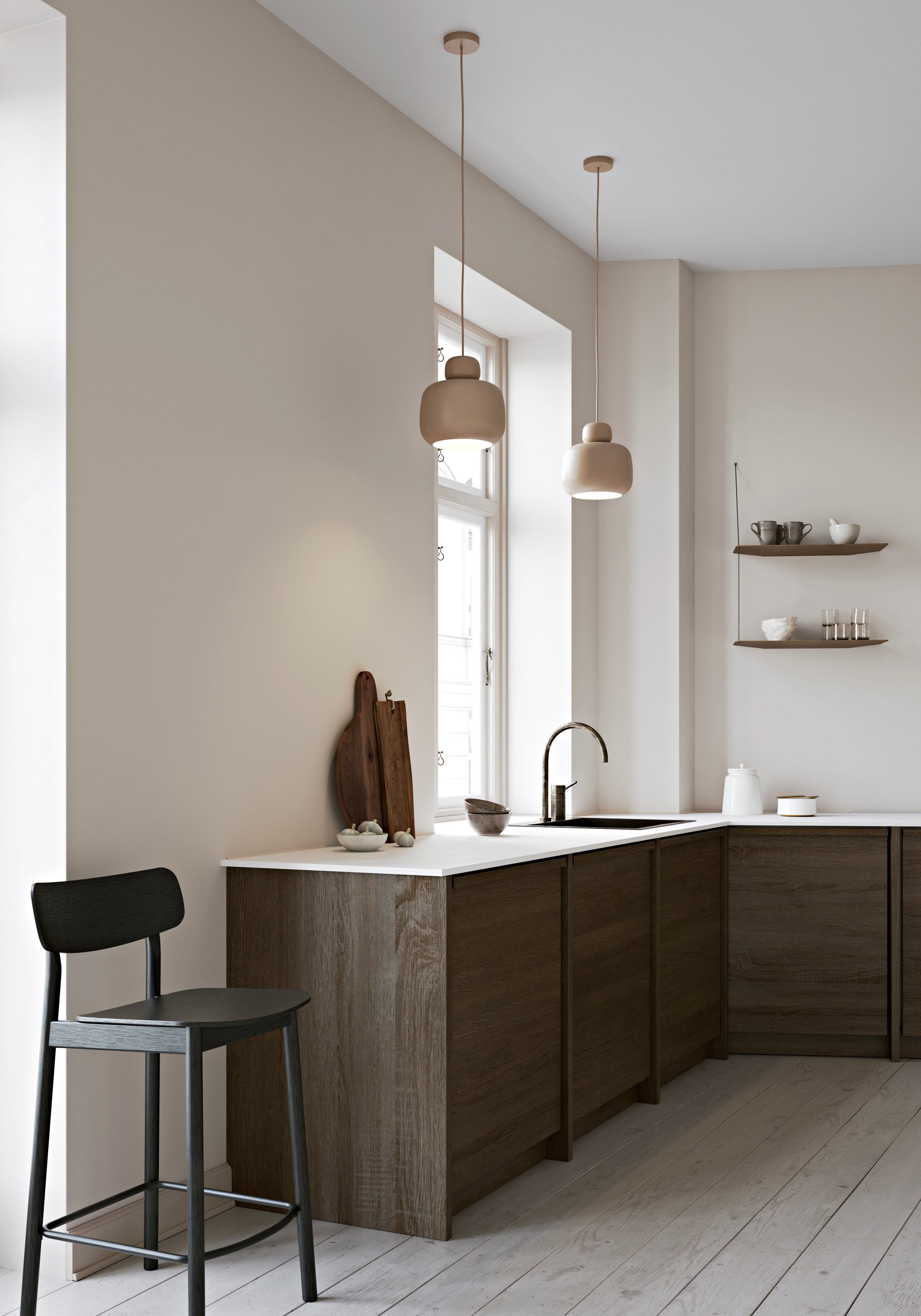 WOUD Stone pendant (Large) - Beige — фото 4