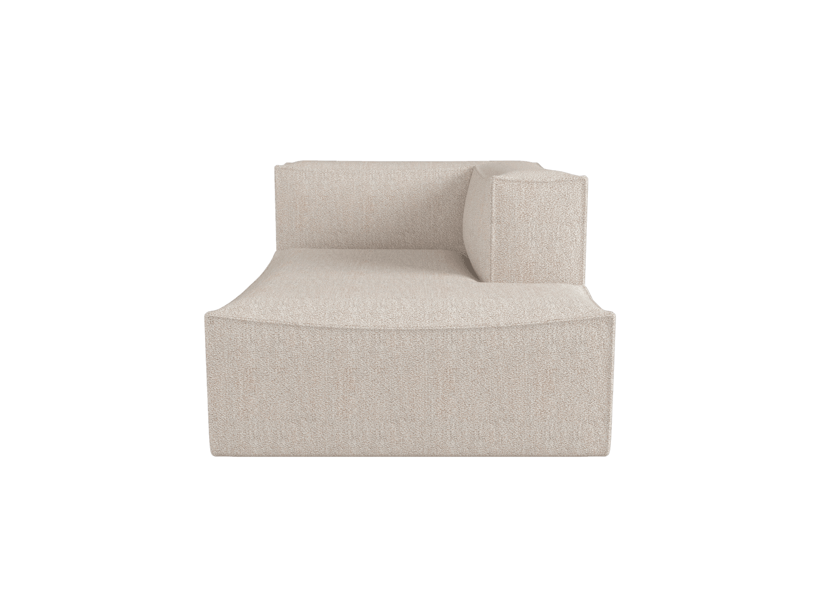 Ferm Living Catena Sofa Chaise Longue Right L601 - Soft Bouclé - Natural