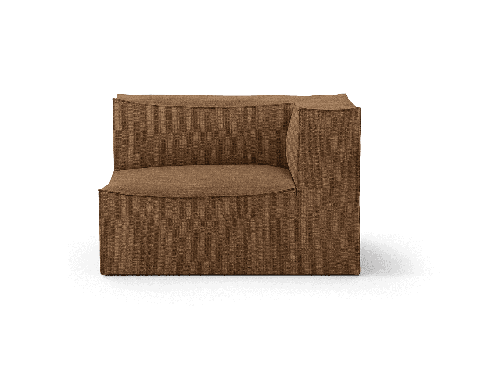 Ferm Living Catena Sofa Armrest Right S401 - Hot Madison - Smoked Chocolate