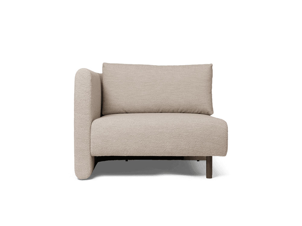 Ferm Living Dase Sofa Armrest Left - Soft Bouclé - Natural — фото 6