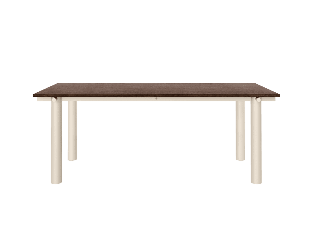 Ferm Living Atura Dining Table - Light Cashmere/Dark Stained Oak — фото 2