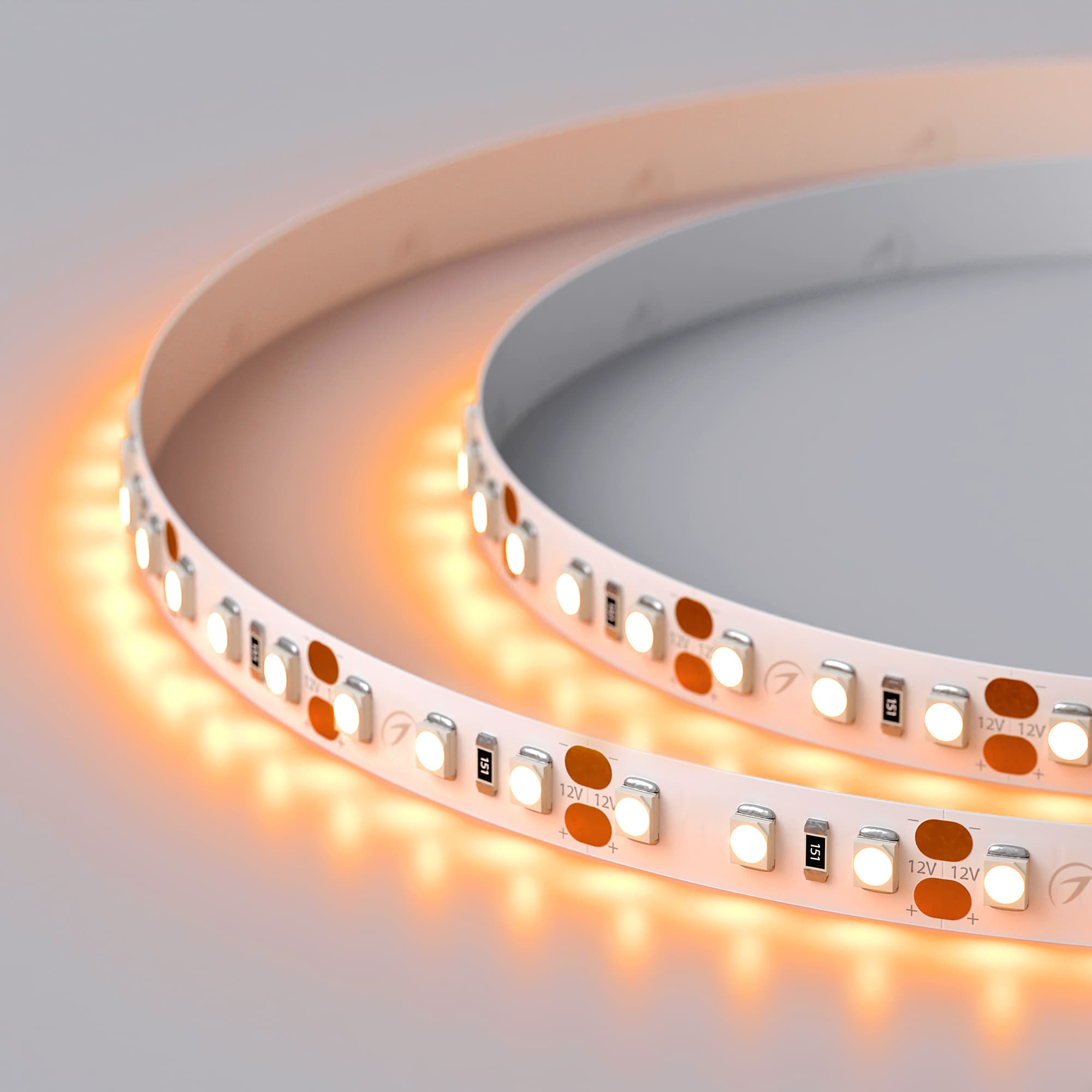 Светодиодная лента RT-A120-8mm 12V Orange (9.6 W/m, IP20, 2835, 5m) (Arlight, -) 015902(2) — фото 4