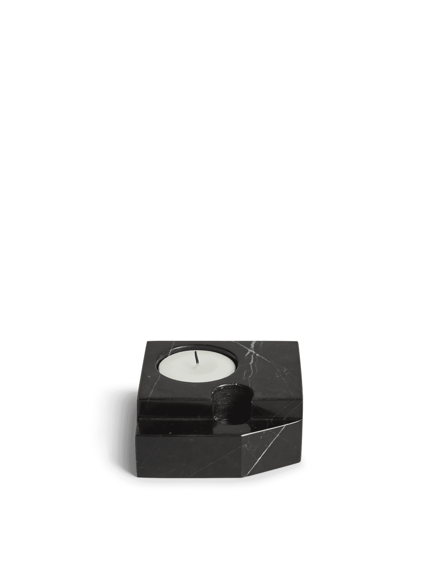 WOUD Jeu de dés 3 candle holder - Black
