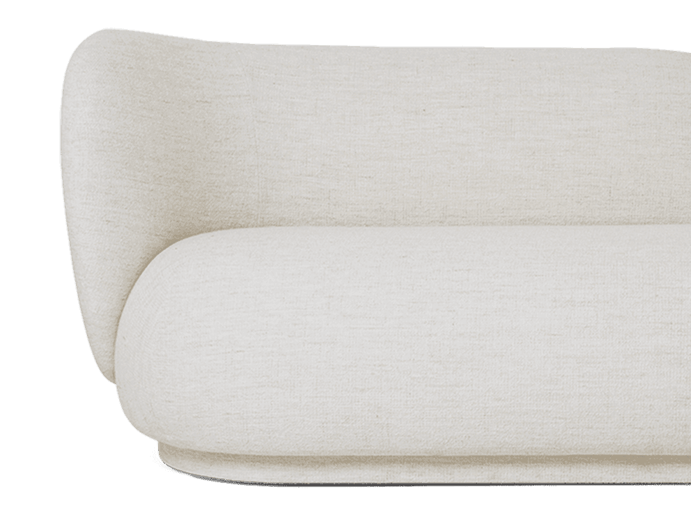 Ferm Living Rico Divan Left - Bouclé - Off-White — фото 3