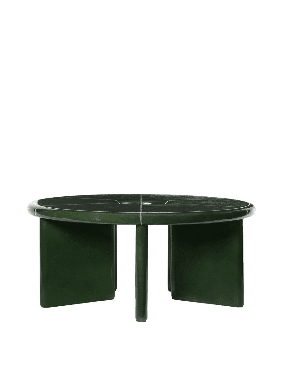 Ferm Living Deya Coffee Table - Dark Green