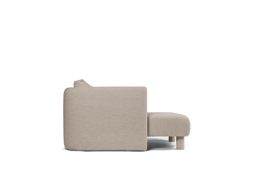 Ferm Living Dase Sofa Chaise Longue Left - Soft Bouclé - Natural — фото 7
