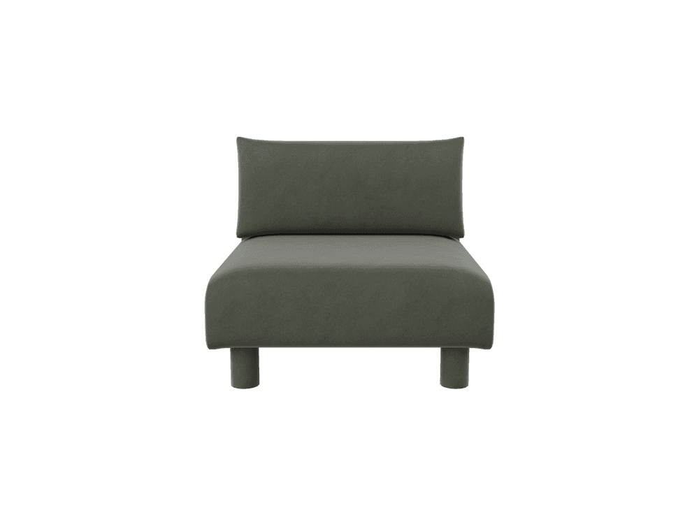 Ferm Living Dase Sofa Center - Rich Velvet - Pine — фото 2