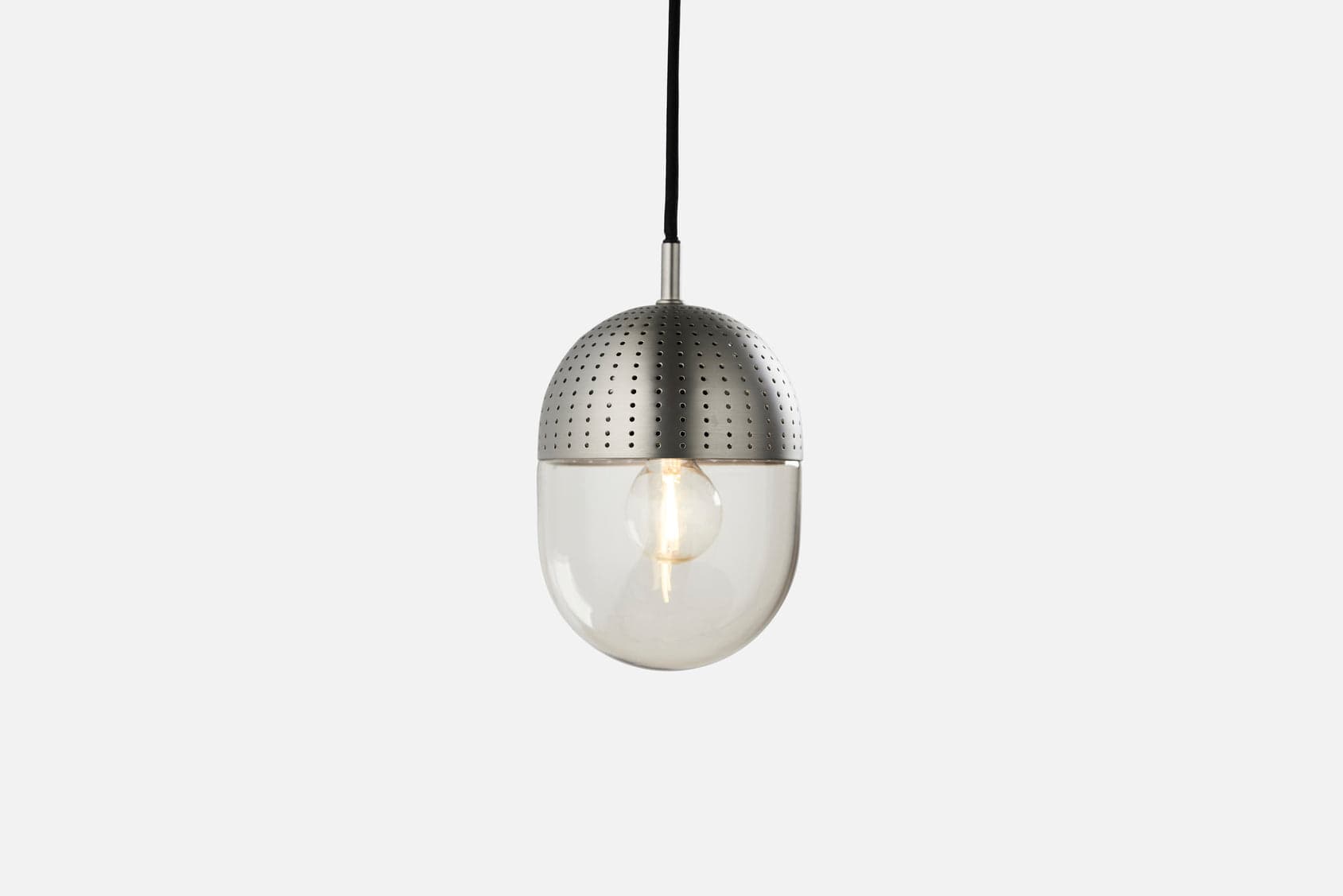 WOUD Dot pendant (Medium) - Brushed metal finish — фото 4