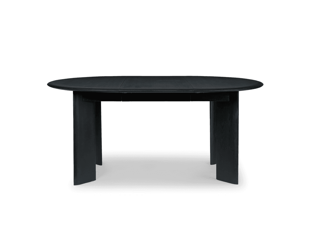 Ferm Living Bevel Table - Extendable x 2 - Black Oiled Beech — фото 5