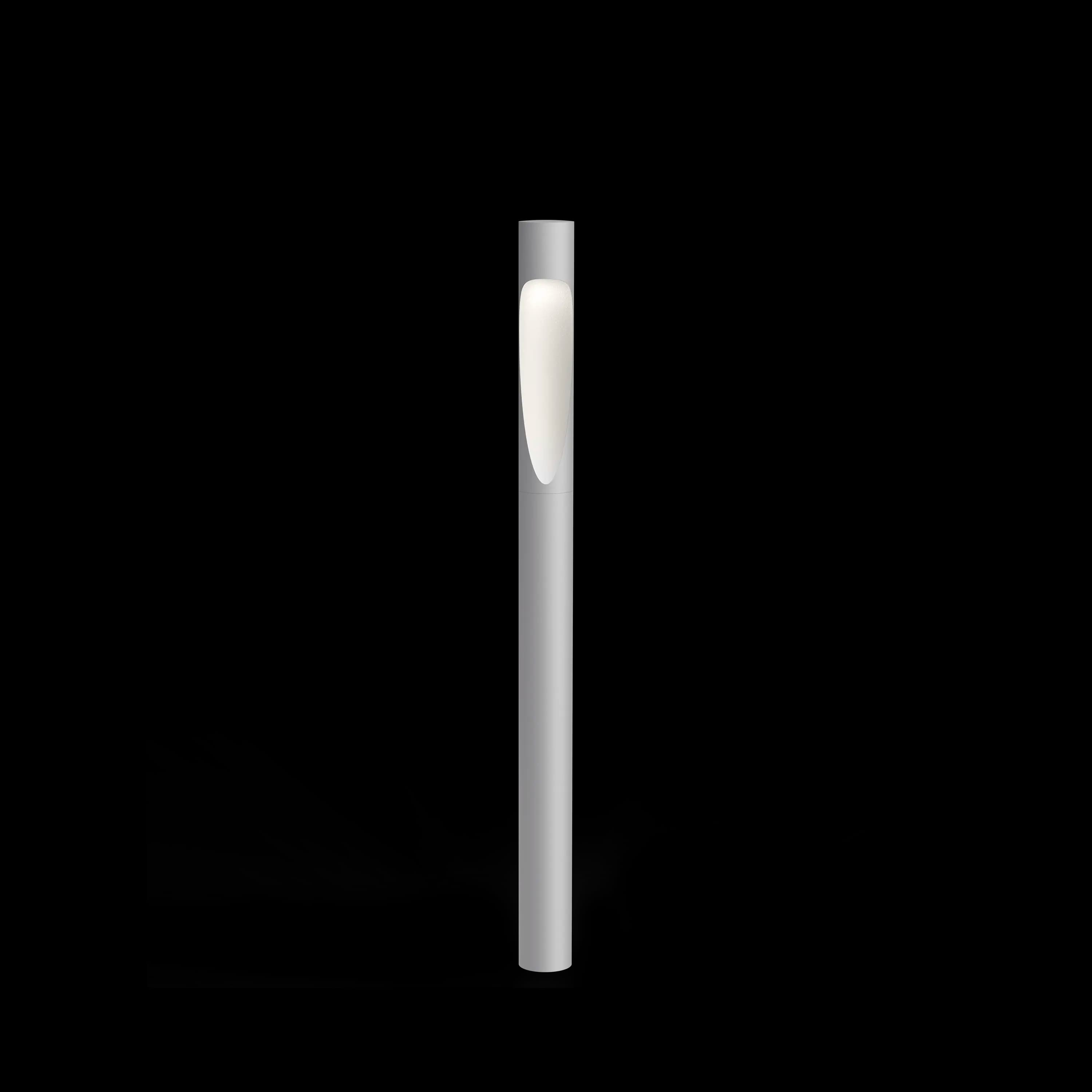 Louis Poulsen Flindt Garden Bollard Aluminium colour texture LONG