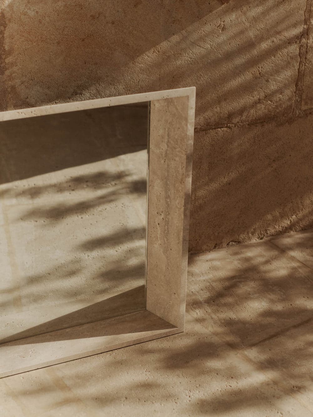 Ferm Living Lancet Mirror - Travertine — фото 4