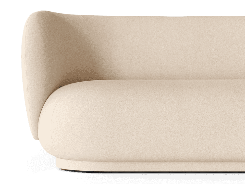 Ferm Living Rico Divan Left - Brushed - Off-white — фото 4