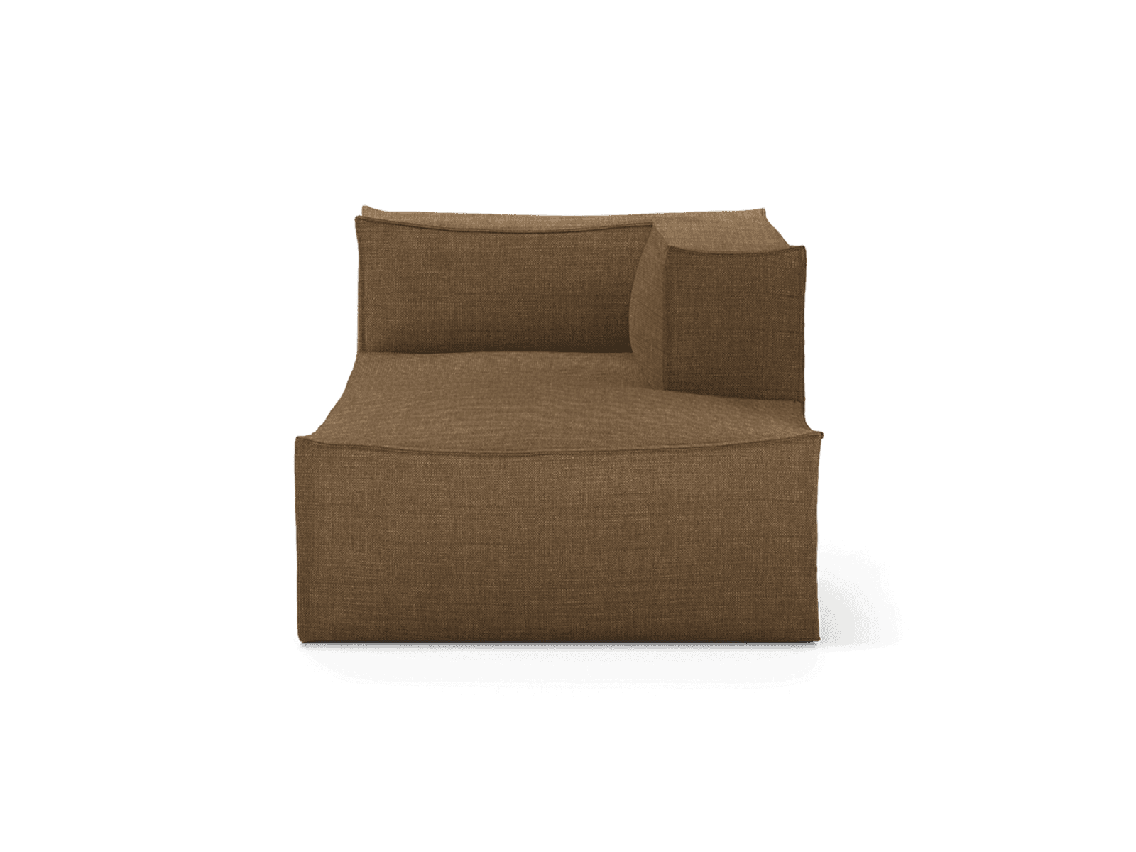 Ferm Living Catena Sofa Chaise Longue Right S601 - Hot Madison - Smoked Chocolate