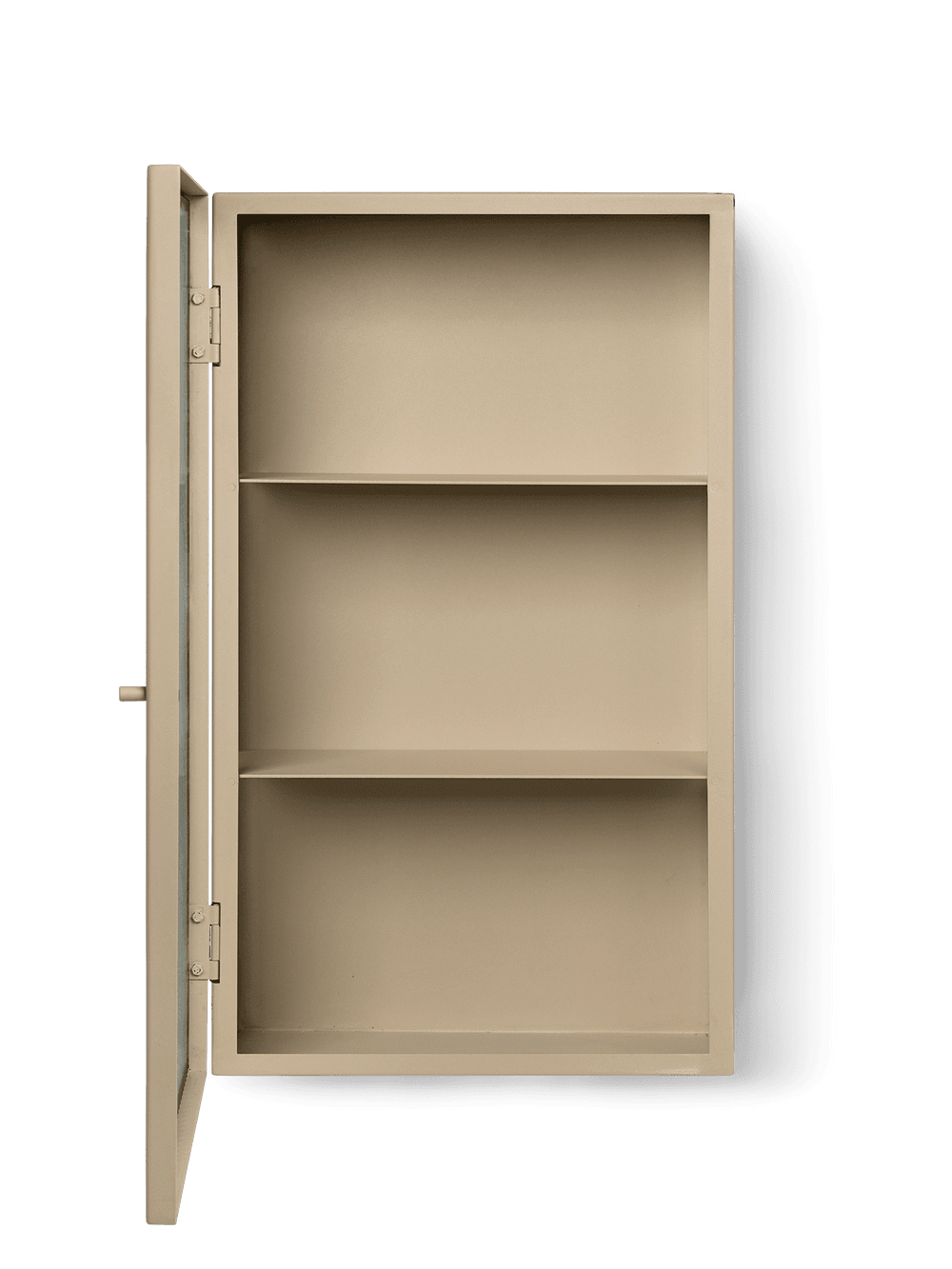 Ferm Living Haze Wall Cabinet - Reeded Glass - Cashmere — фото 8