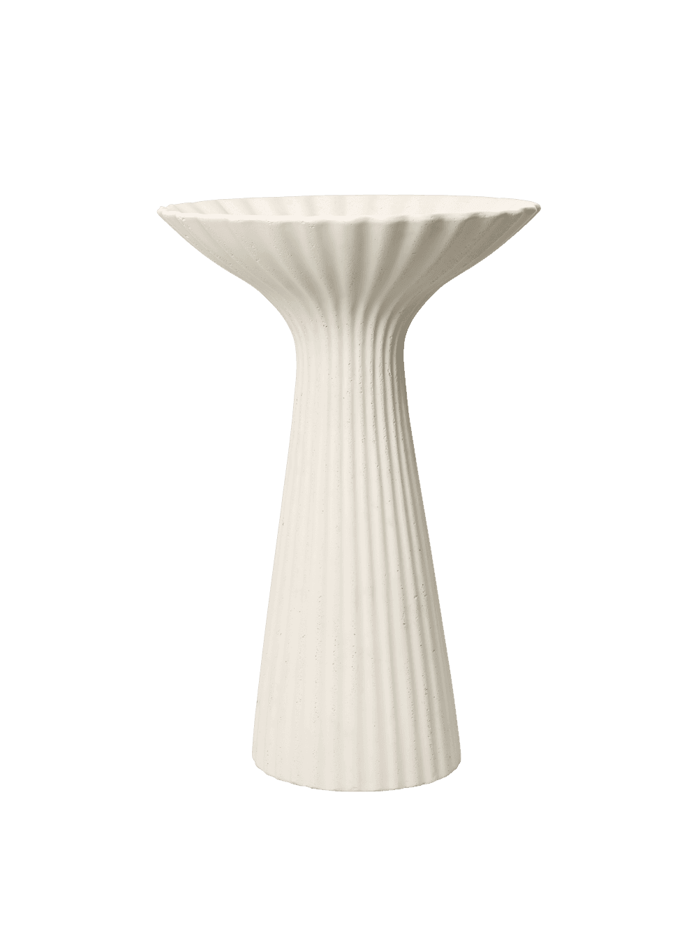 Ferm Living Fountain Pedestal Bowl - Ivory — фото 2