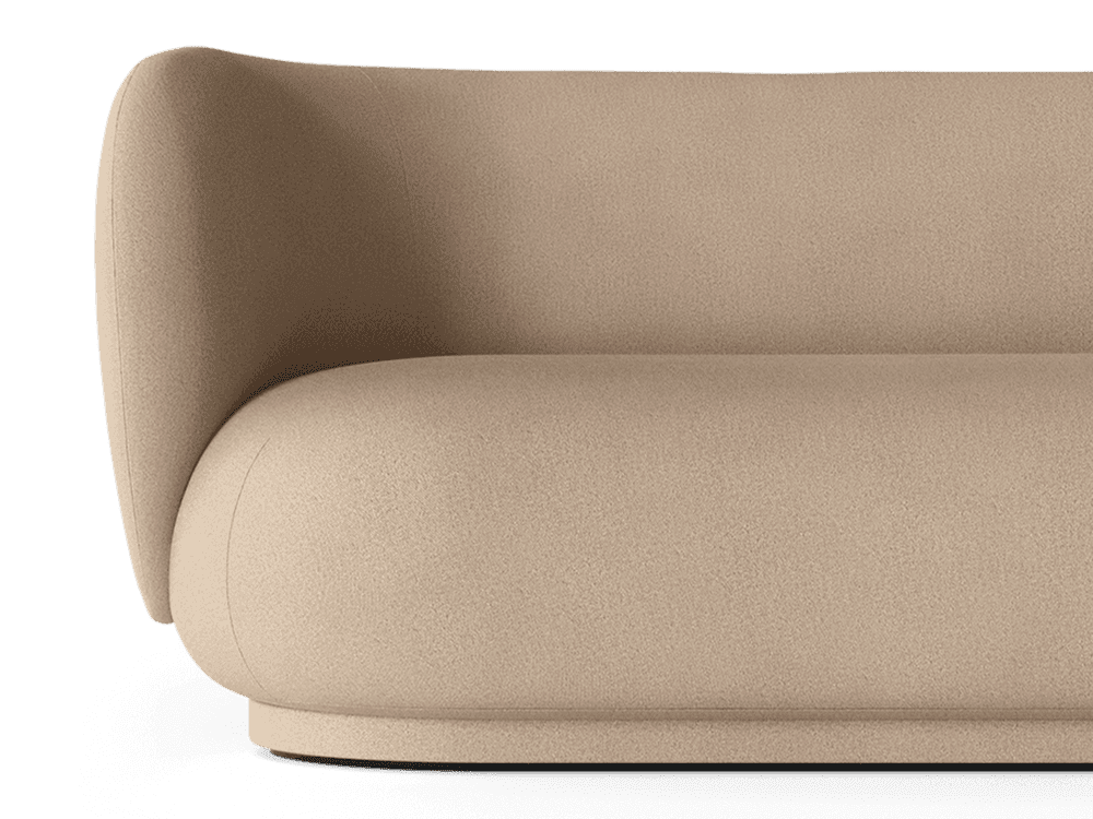 Ferm Living Rico Divan Left - Brushed - Sand — фото 3
