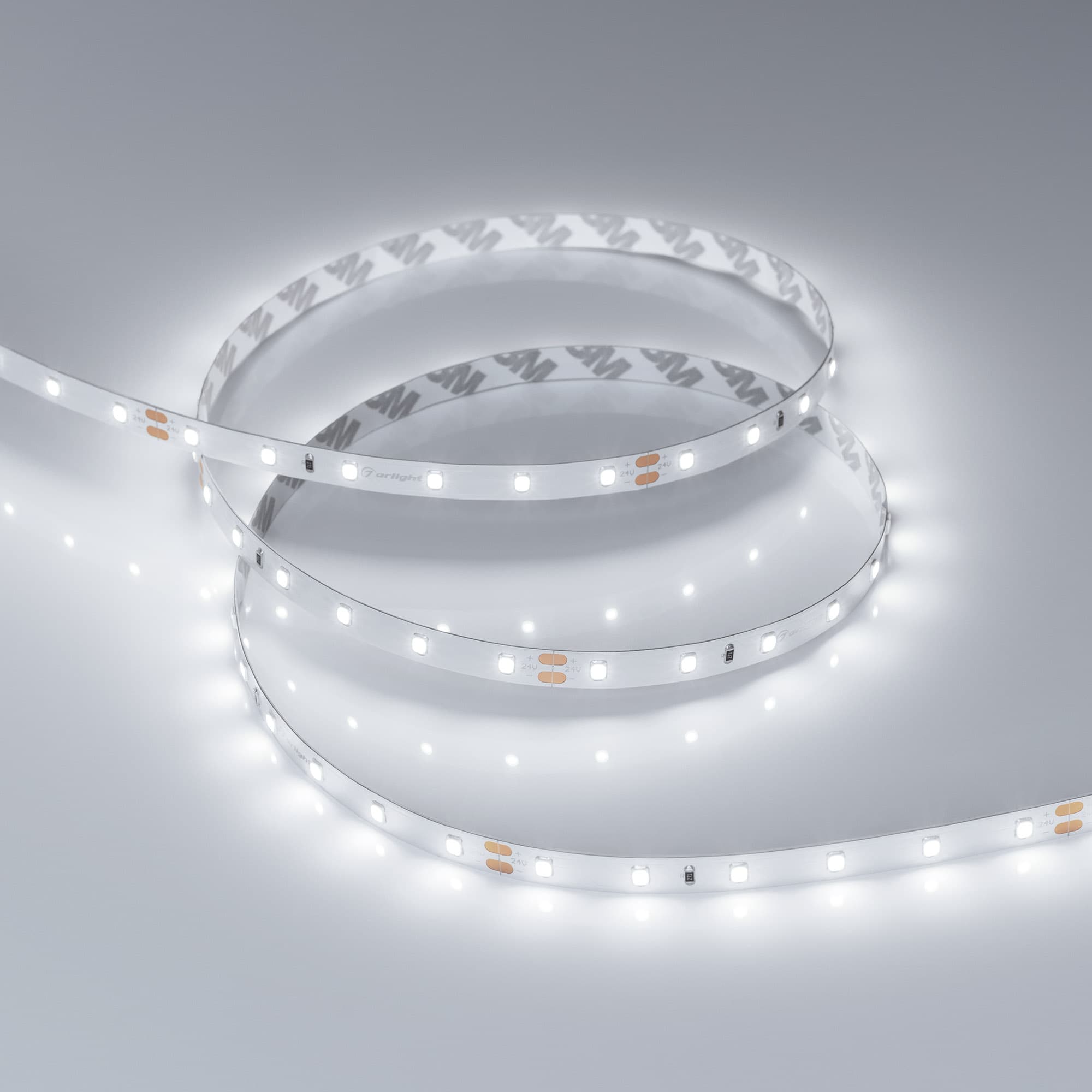 Светодиодная лента RT-A60-8mm 24V White6000 (4.8 W/m, IP20, 2835, 5m) (Arlight, Открытый) 011504(2) — фото 4