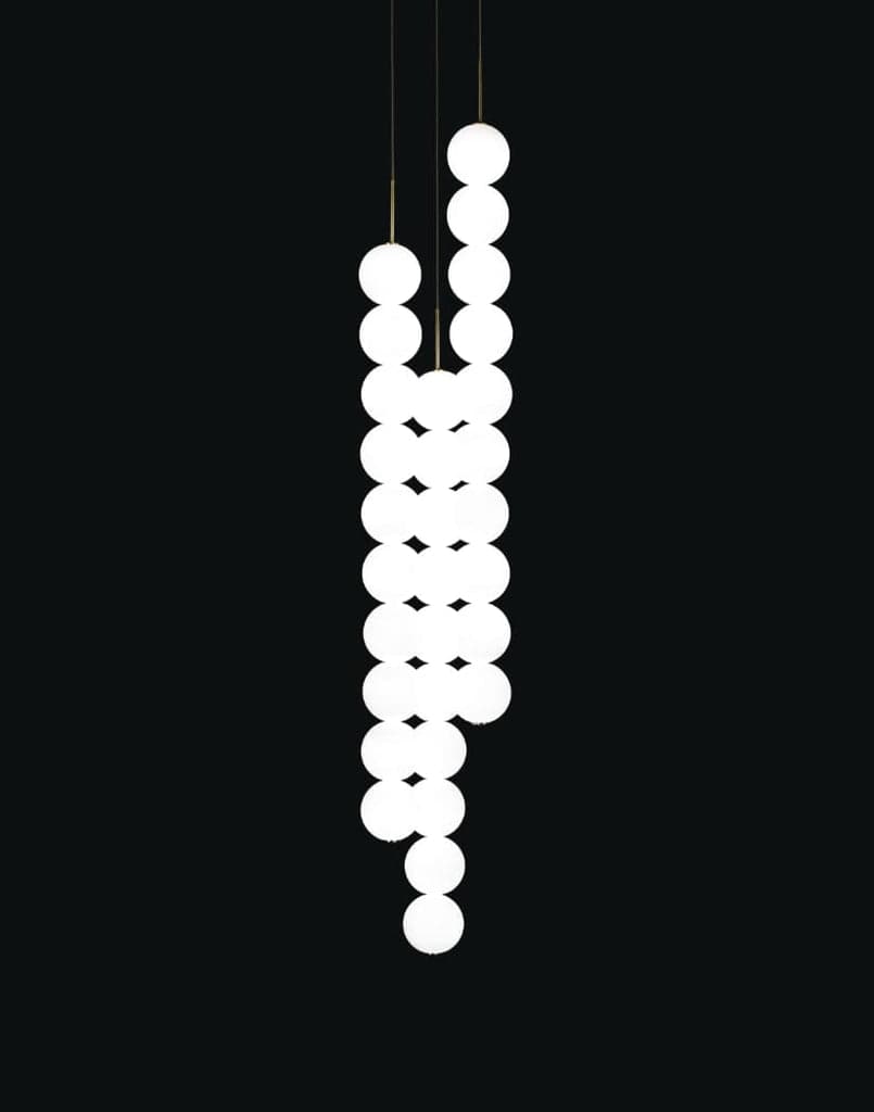 Terzani Abacus 3 round multi light pendant — фото 5