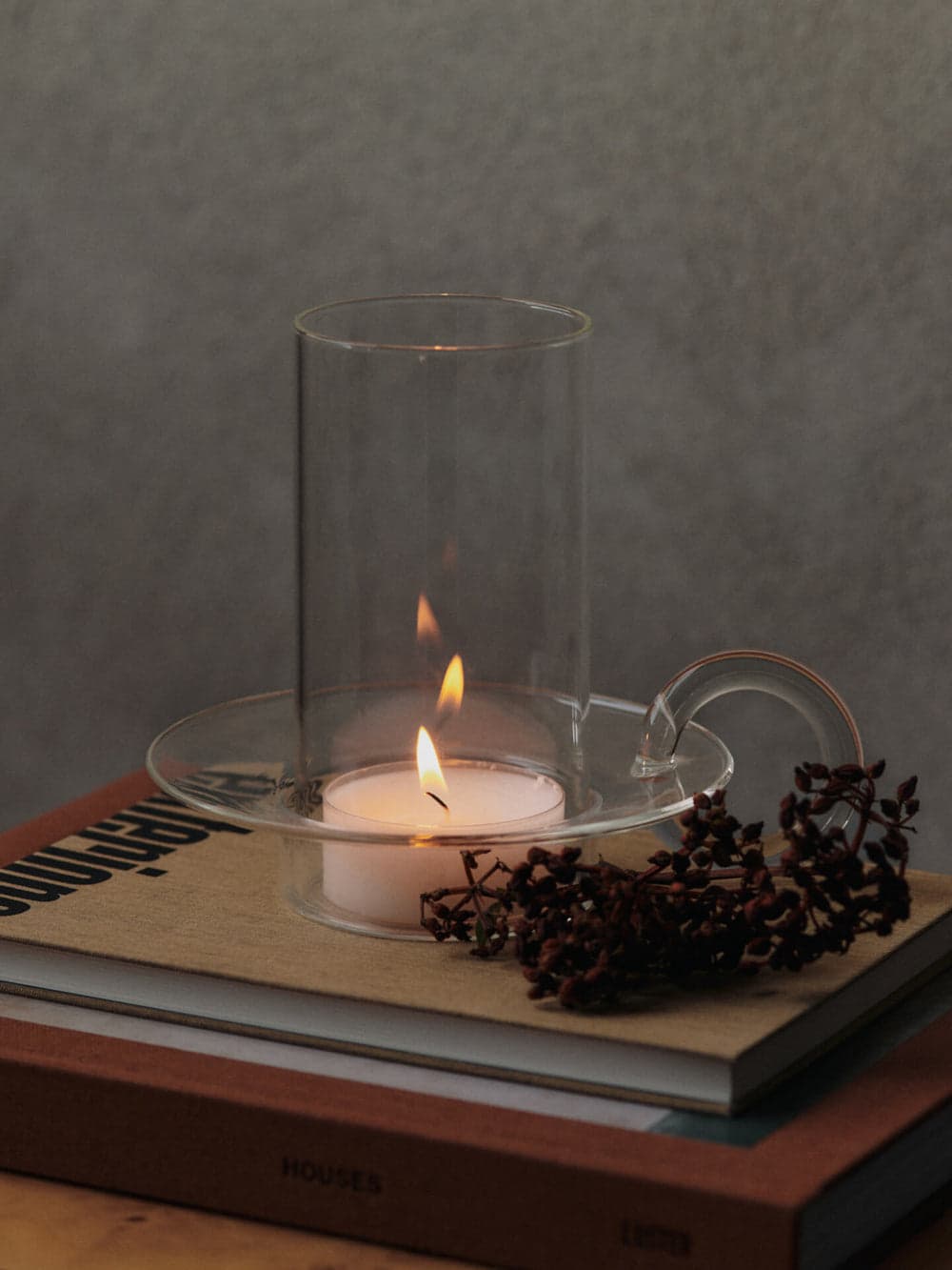Ferm Living Luce Candle Holder - Clear — фото 3