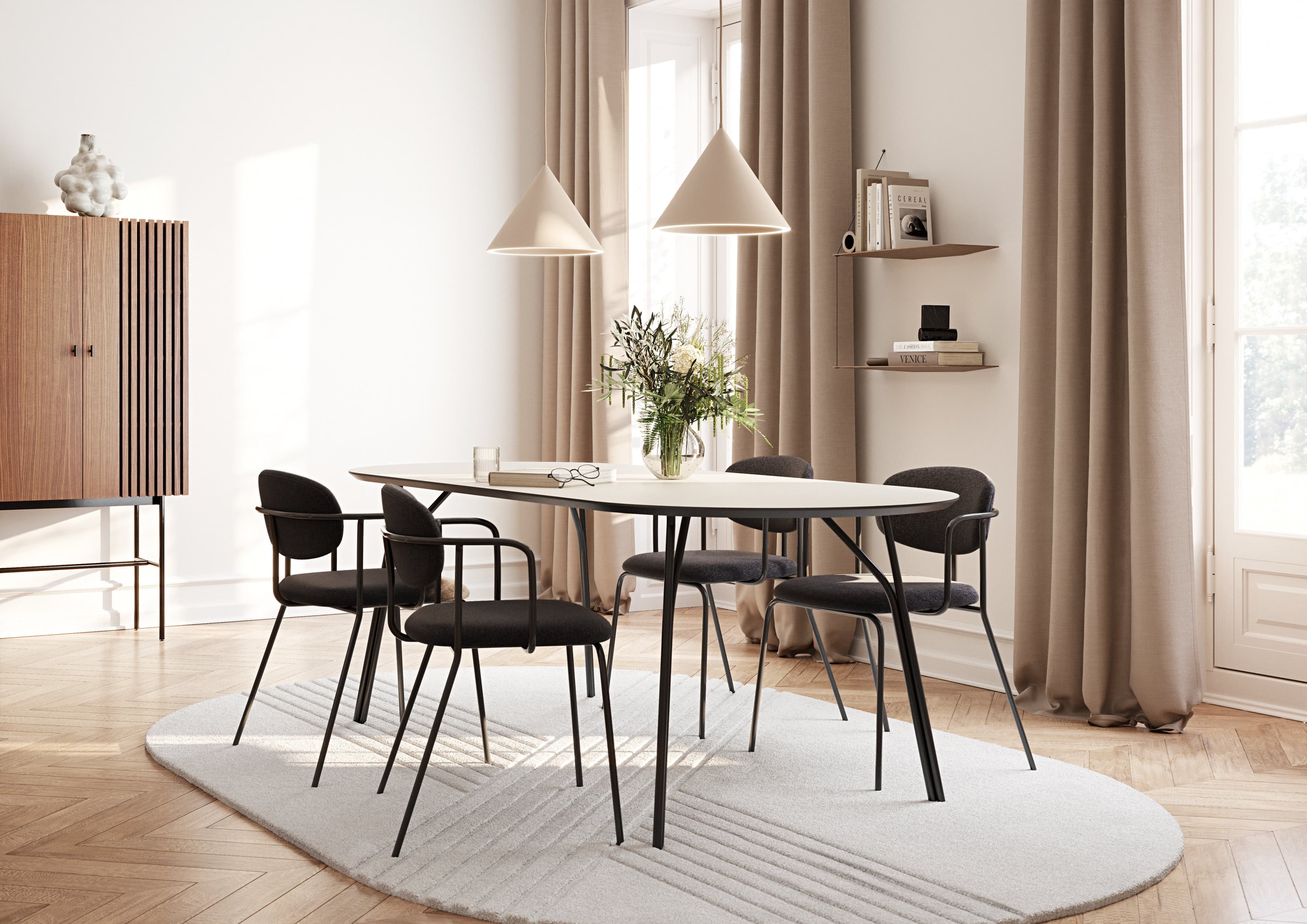 WOUD Kyoto rug (210 x 340 cm) - Off white — фото 3