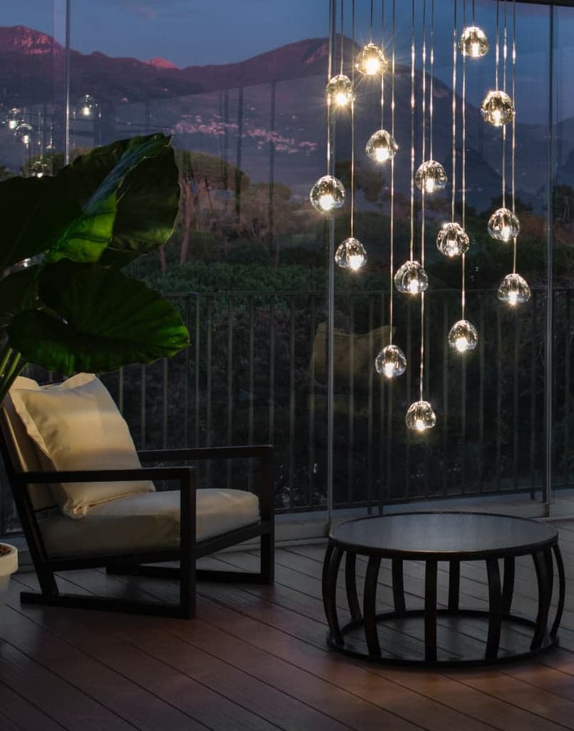 Terzani Mizu 15 round multi light pendant — фото 3