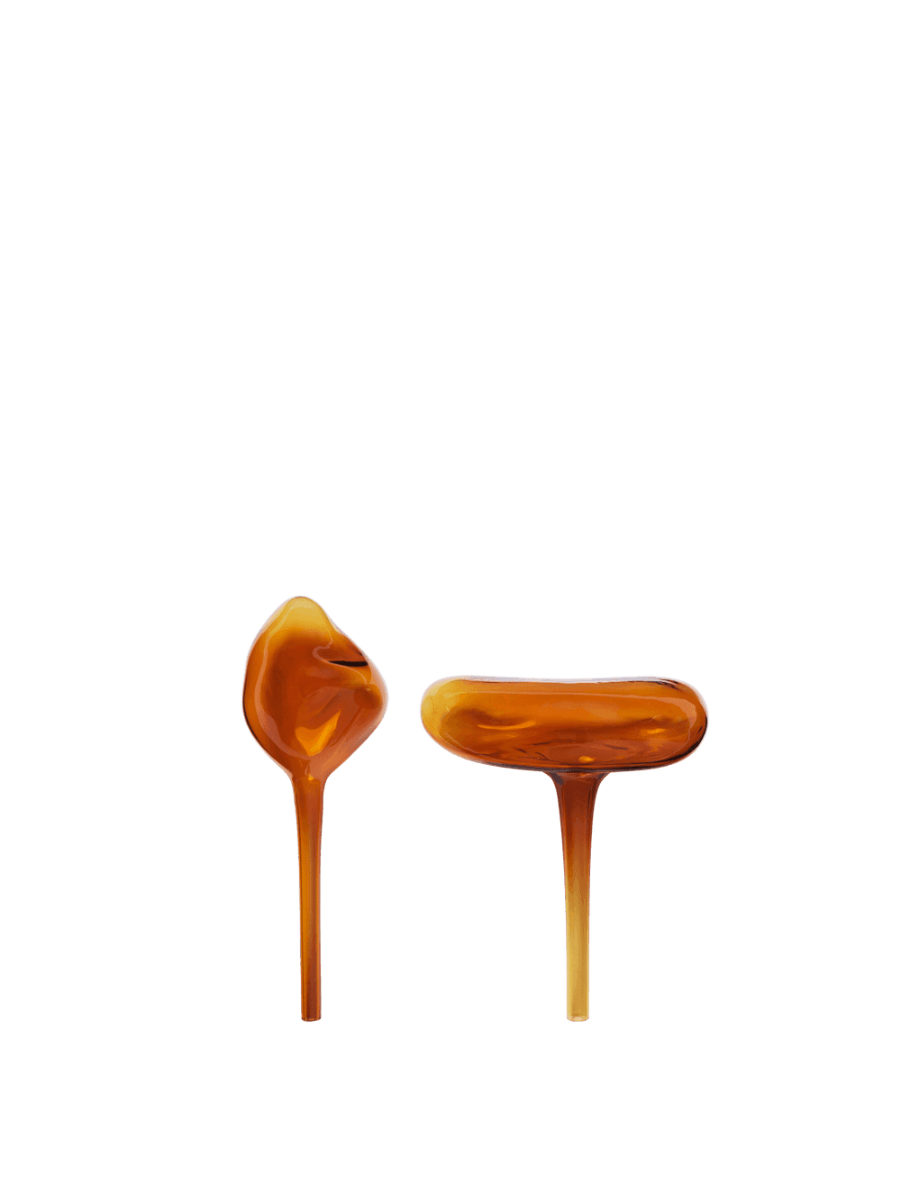 Ferm Living Mercury Water Globes - Small - Set of 2 - Amber — фото 5